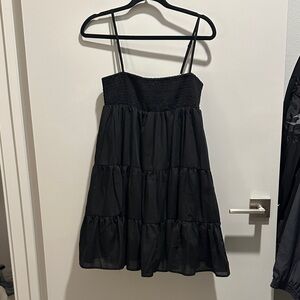 Black Tiered Spaghetti Strap Sundress - NWOT